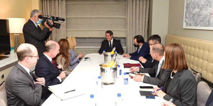Δέχθηκε αντιπροσωπεία της αμερικανο-εβραϊκής οργάνωσης AIPAC ο Πρόεδρος Αναστασιάδης 